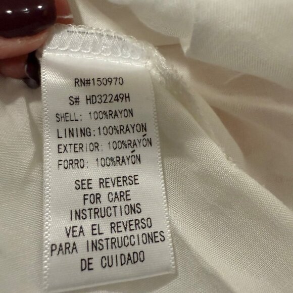 Hummingbird Floral Lace Detail Maxi Dress Size S NWT - Picture 9 of 9